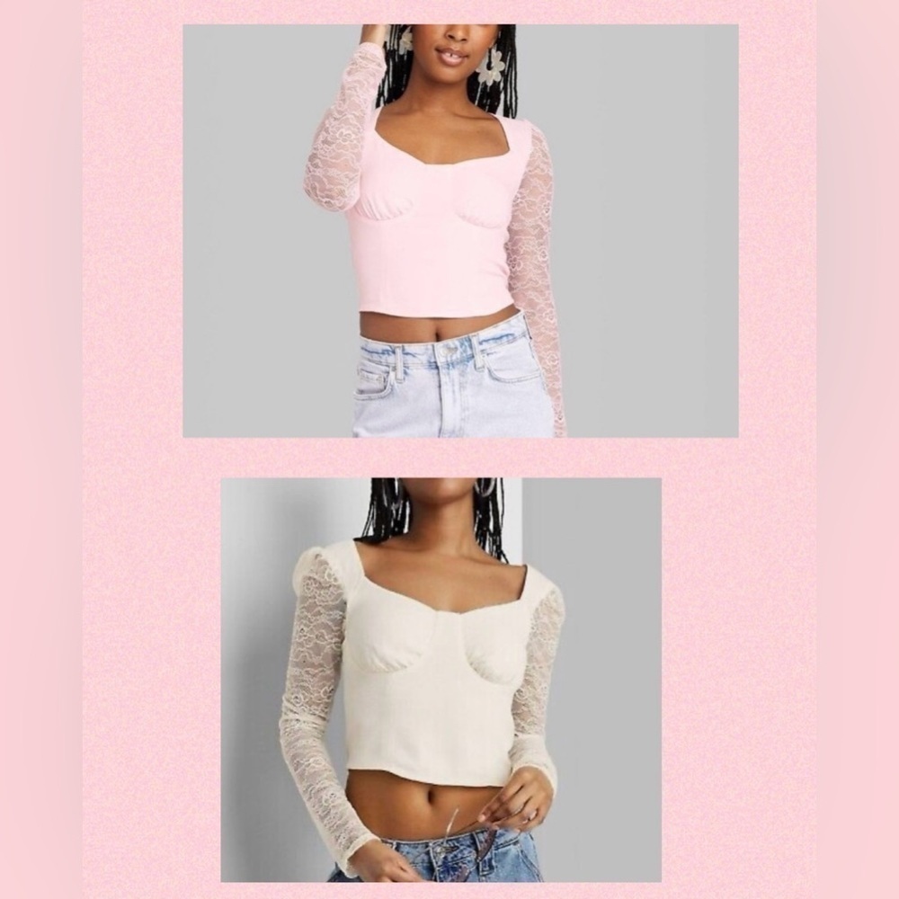 NWT-WILD FABLE-TWO BUSTIER TOPS